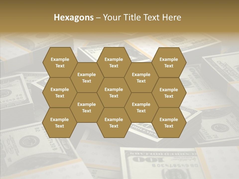 Number One Hundred Dollar Bill Billions PowerPoint Template