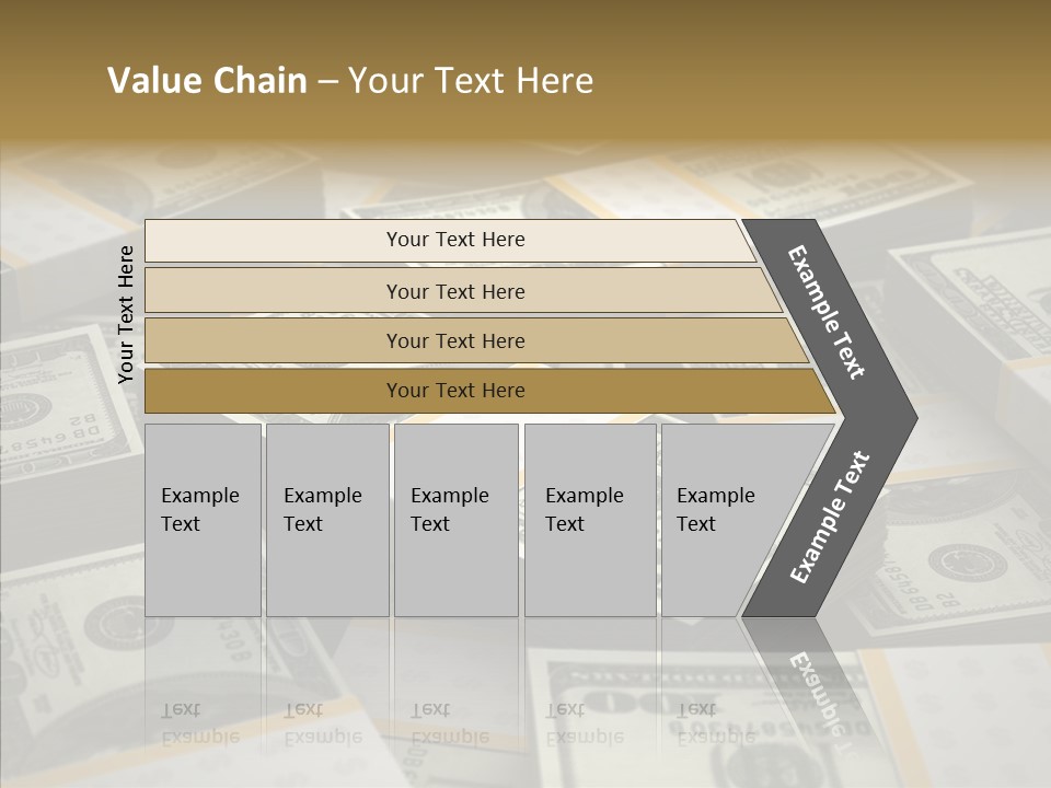 Number One Hundred Dollar Bill Billions PowerPoint Template