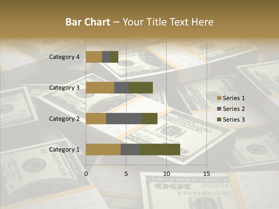 Number One Hundred Dollar Bill Billions PowerPoint Template