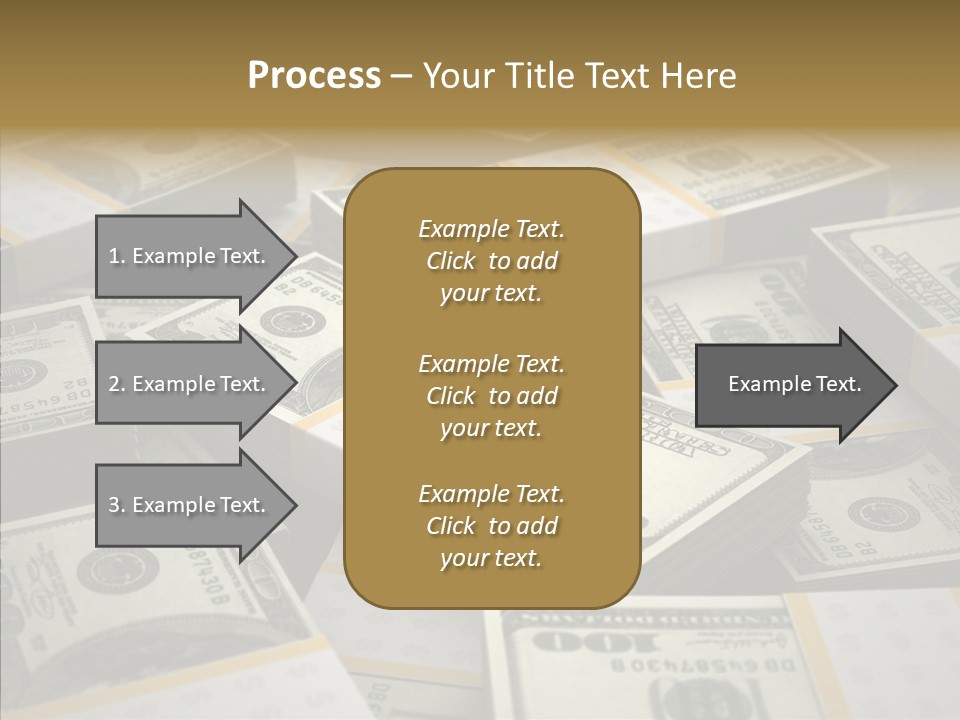 Number One Hundred Dollar Bill Billions PowerPoint Template