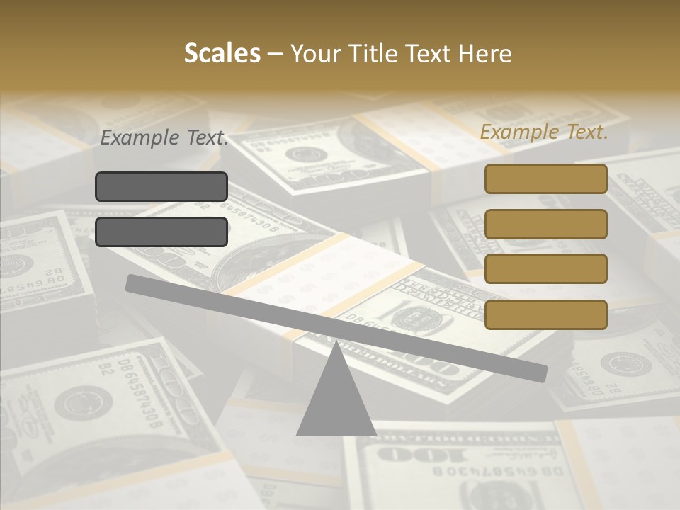 Number One Hundred Dollar Bill Billions PowerPoint Template