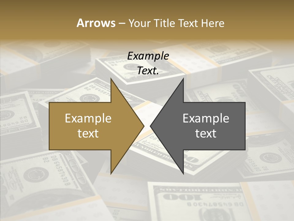 Number One Hundred Dollar Bill Billions PowerPoint Template