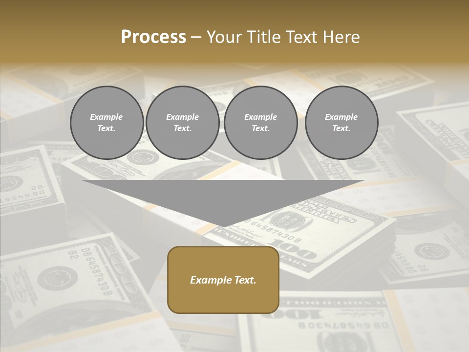 Number One Hundred Dollar Bill Billions PowerPoint Template