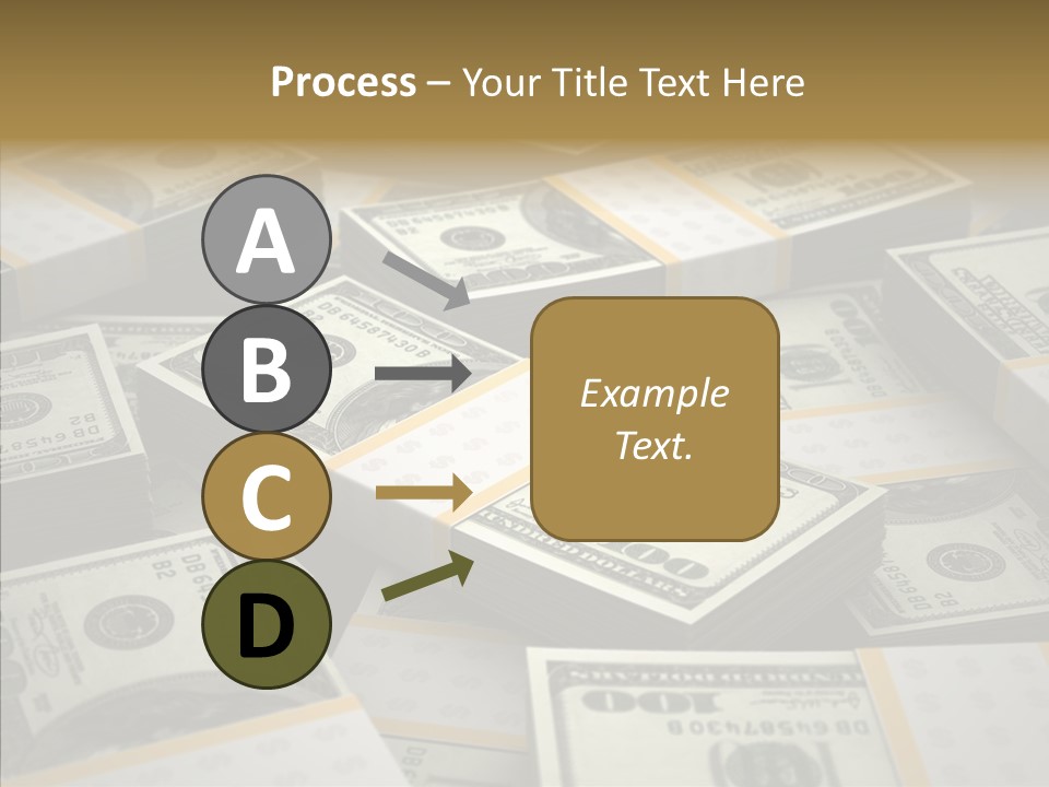 Number One Hundred Dollar Bill Billions PowerPoint Template