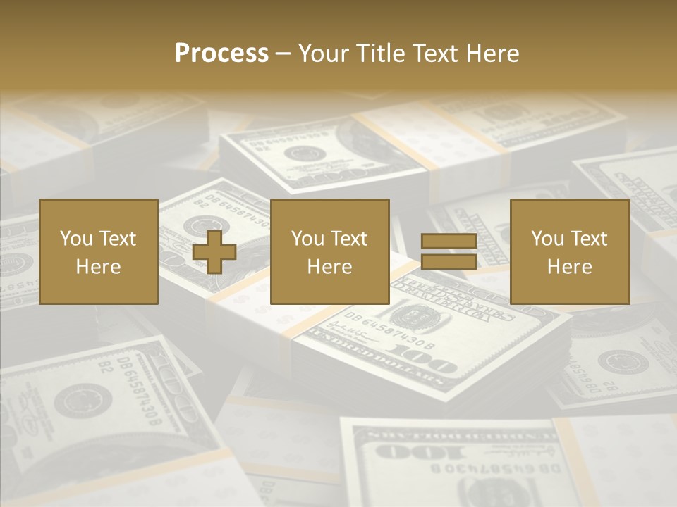 Number One Hundred Dollar Bill Billions PowerPoint Template