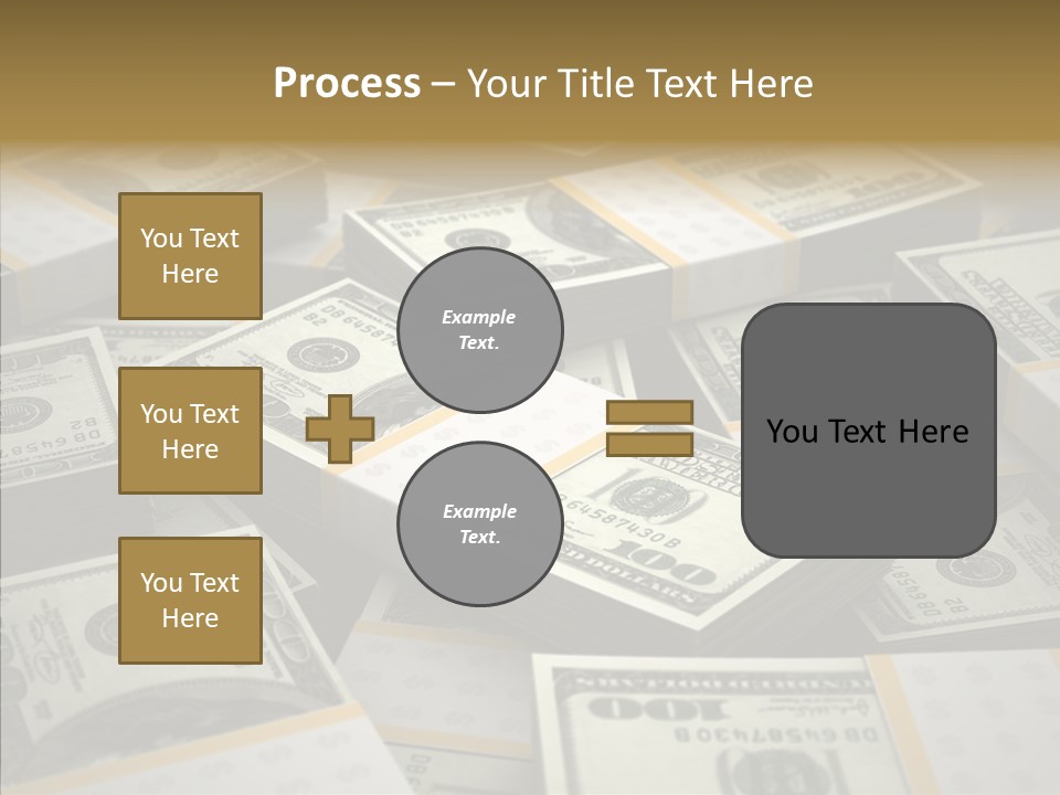 Number One Hundred Dollar Bill Billions PowerPoint Template