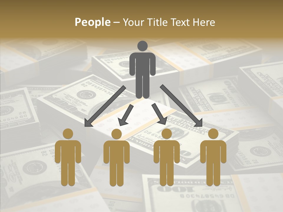 Number One Hundred Dollar Bill Billions PowerPoint Template