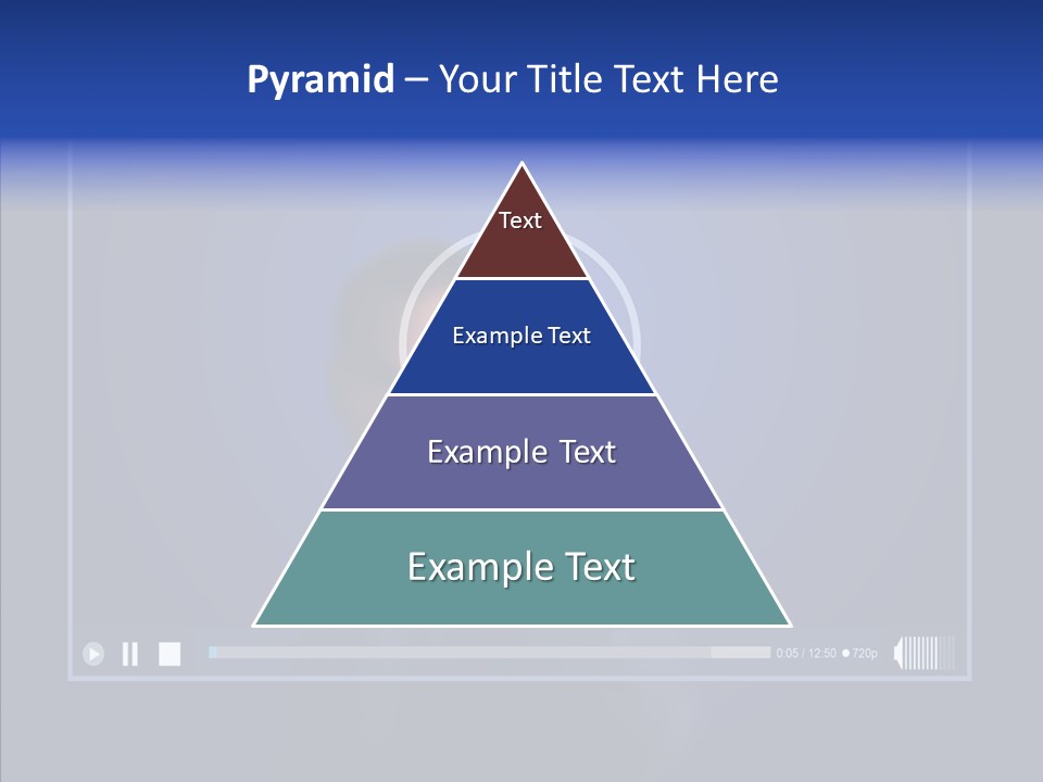 Finger Click Circle PowerPoint Template