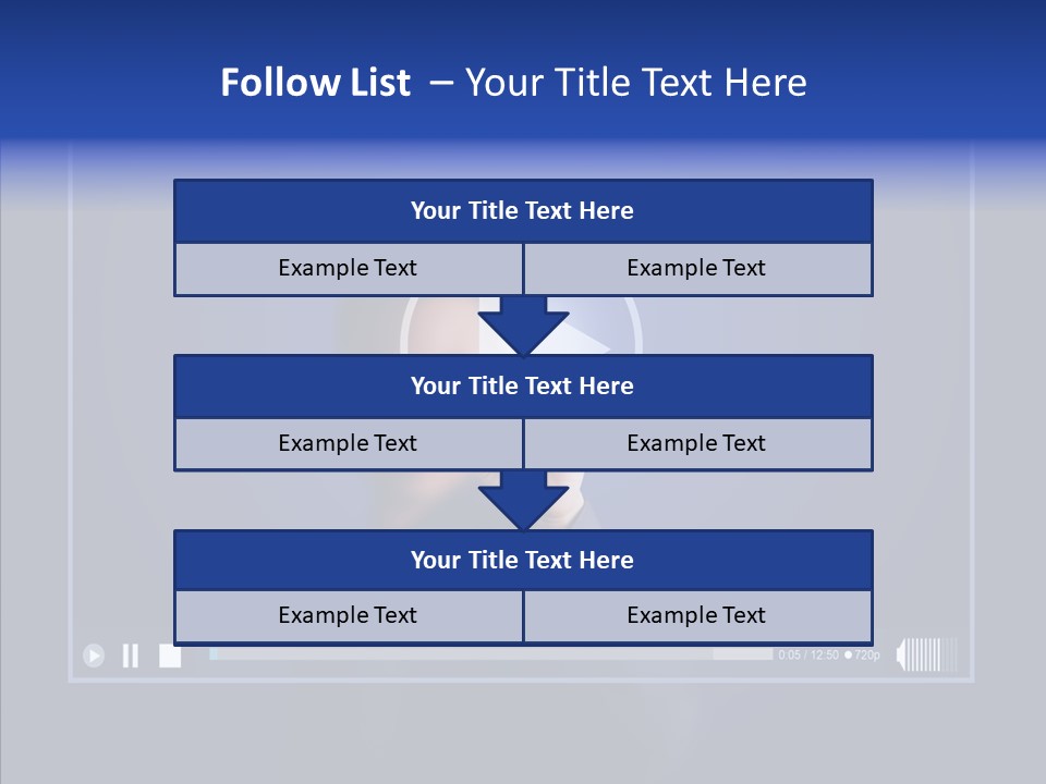 Finger Click Circle PowerPoint Template