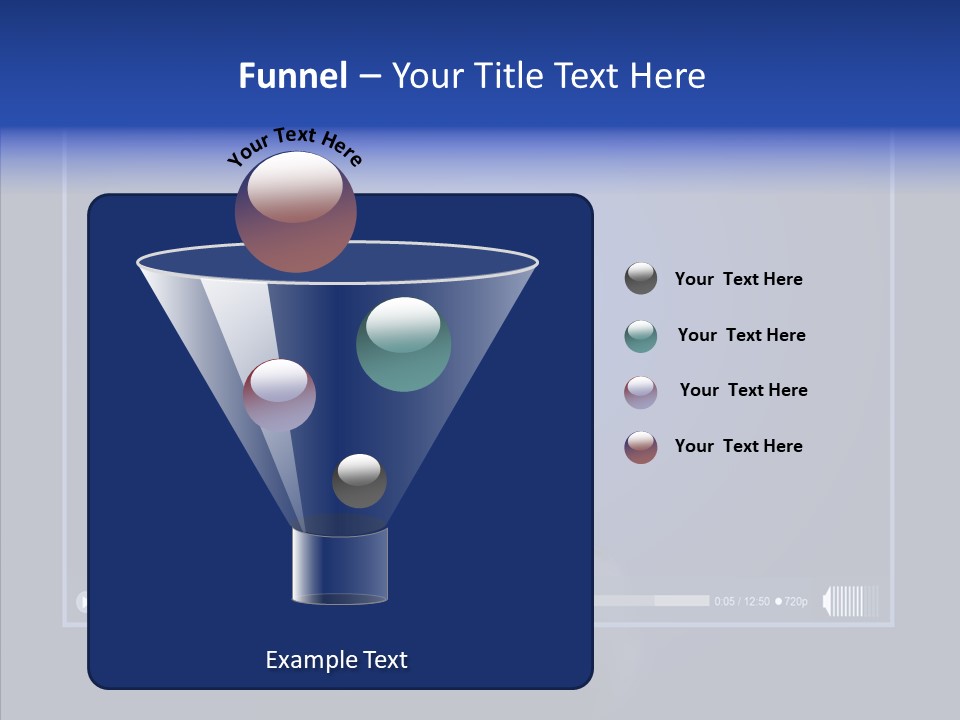 Finger Click Circle PowerPoint Template