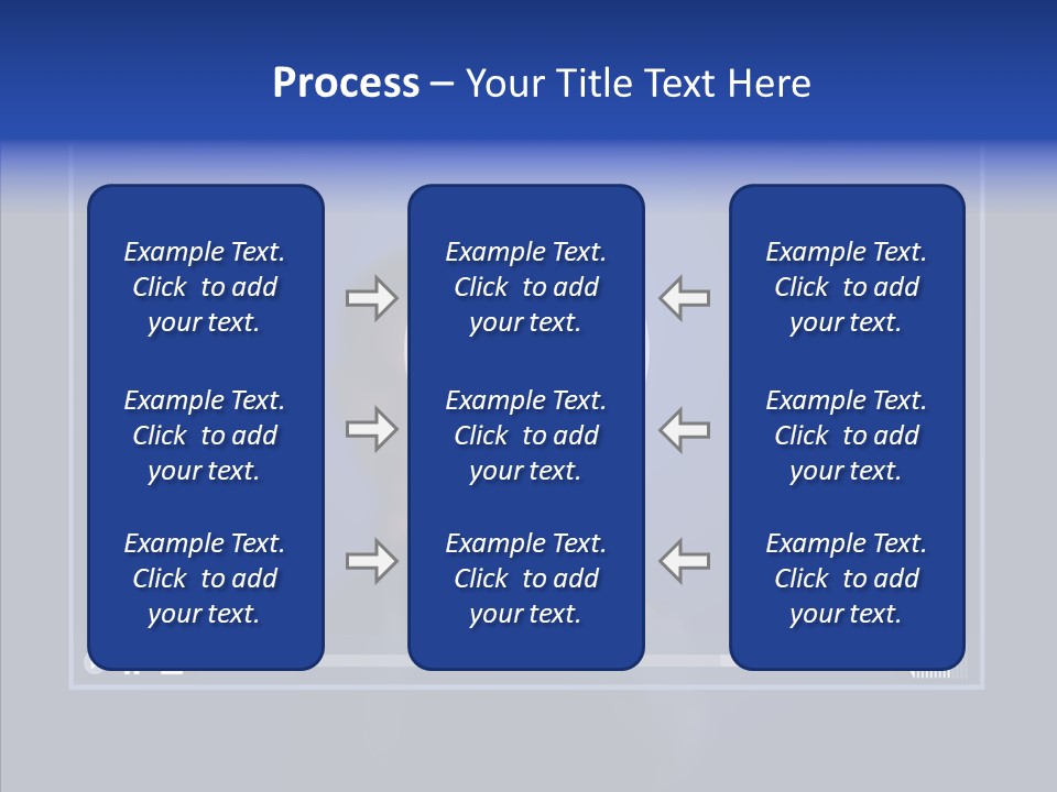 Finger Click Circle PowerPoint Template