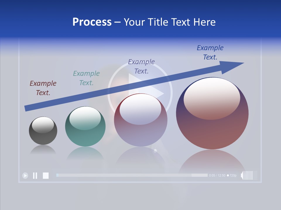 Finger Click Circle PowerPoint Template