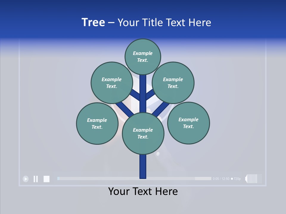 Finger Click Circle PowerPoint Template