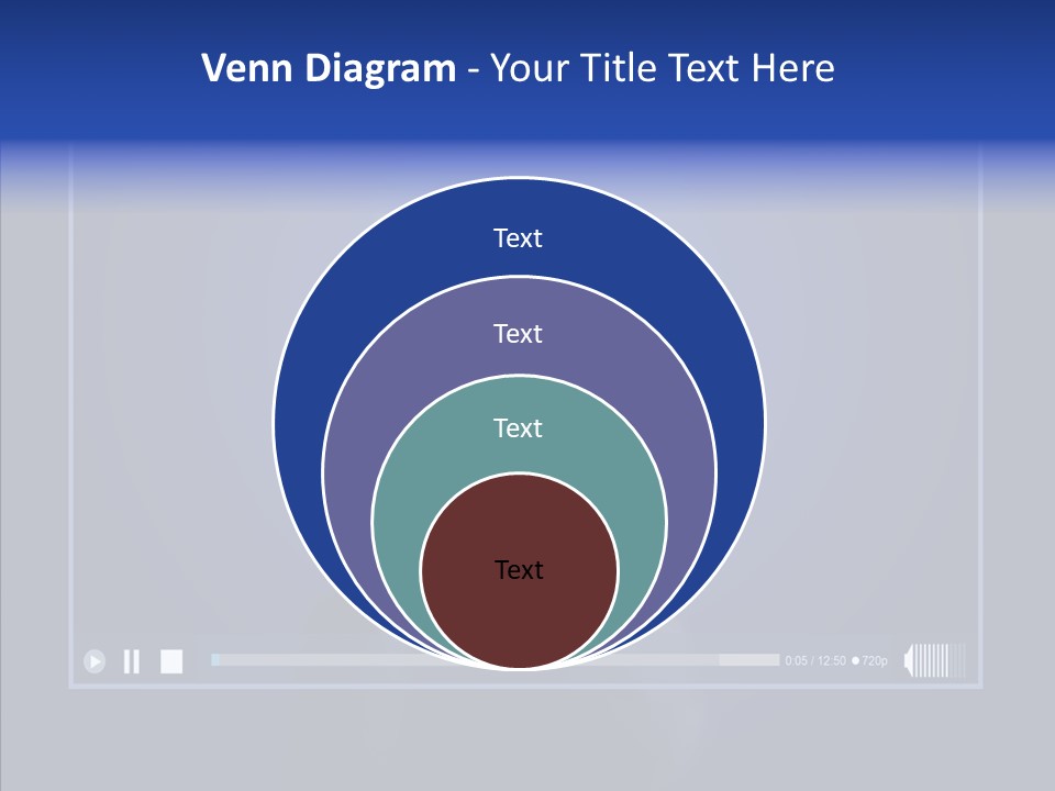 Finger Click Circle PowerPoint Template