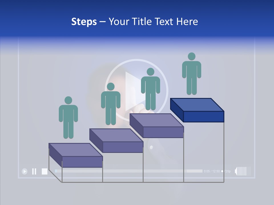 Finger Click Circle PowerPoint Template
