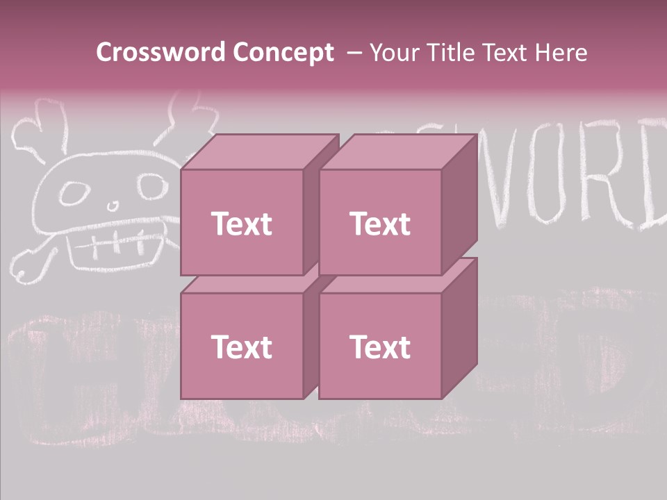 Encryption Chalkboard Hacker PowerPoint Template