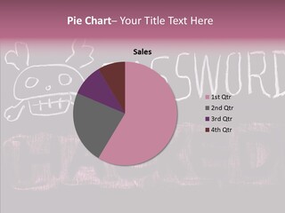 Encryption Chalkboard Hacker PowerPoint Template