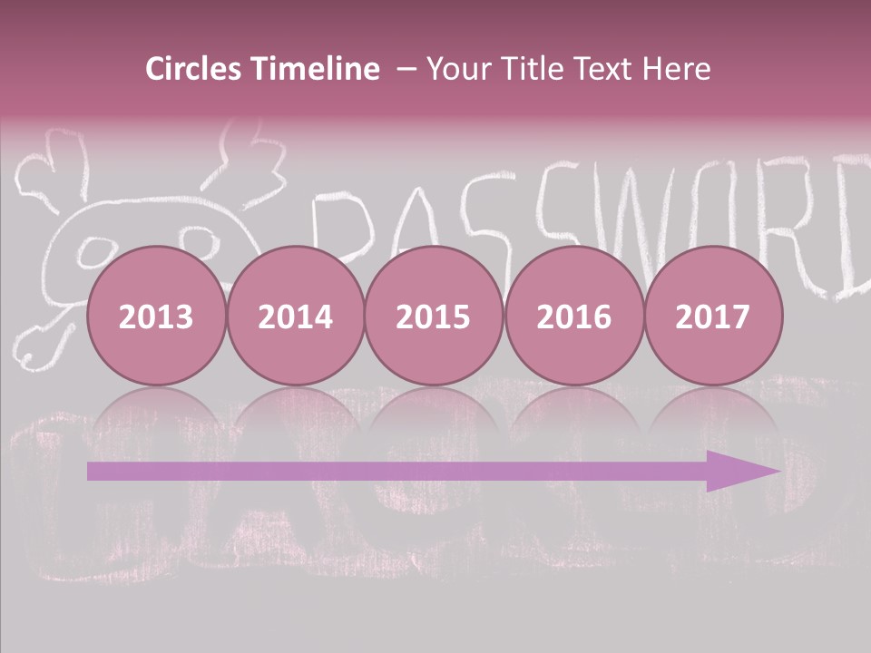 Encryption Chalkboard Hacker PowerPoint Template