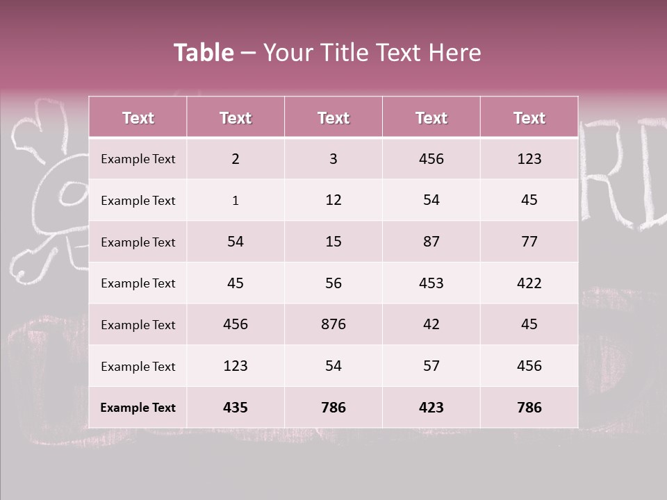 Encryption Chalkboard Hacker PowerPoint Template