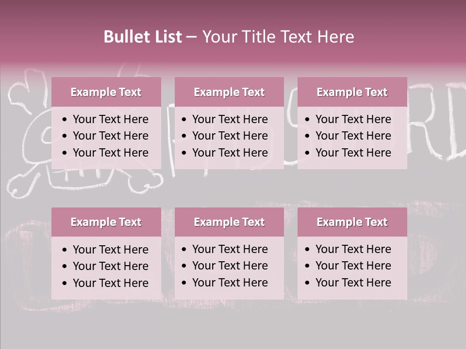 Encryption Chalkboard Hacker PowerPoint Template