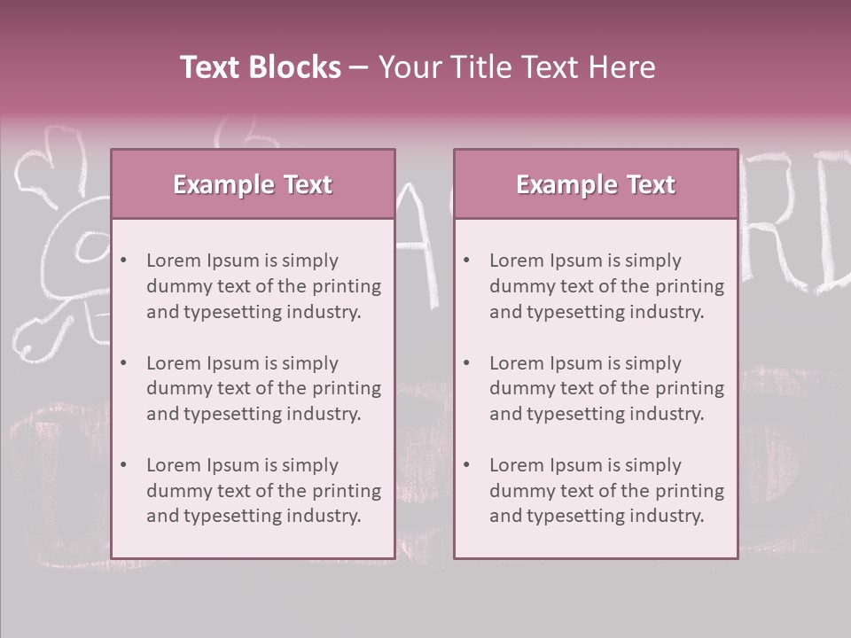 Encryption Chalkboard Hacker PowerPoint Template