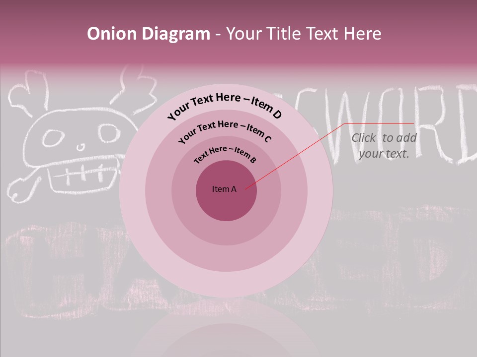 Encryption Chalkboard Hacker PowerPoint Template