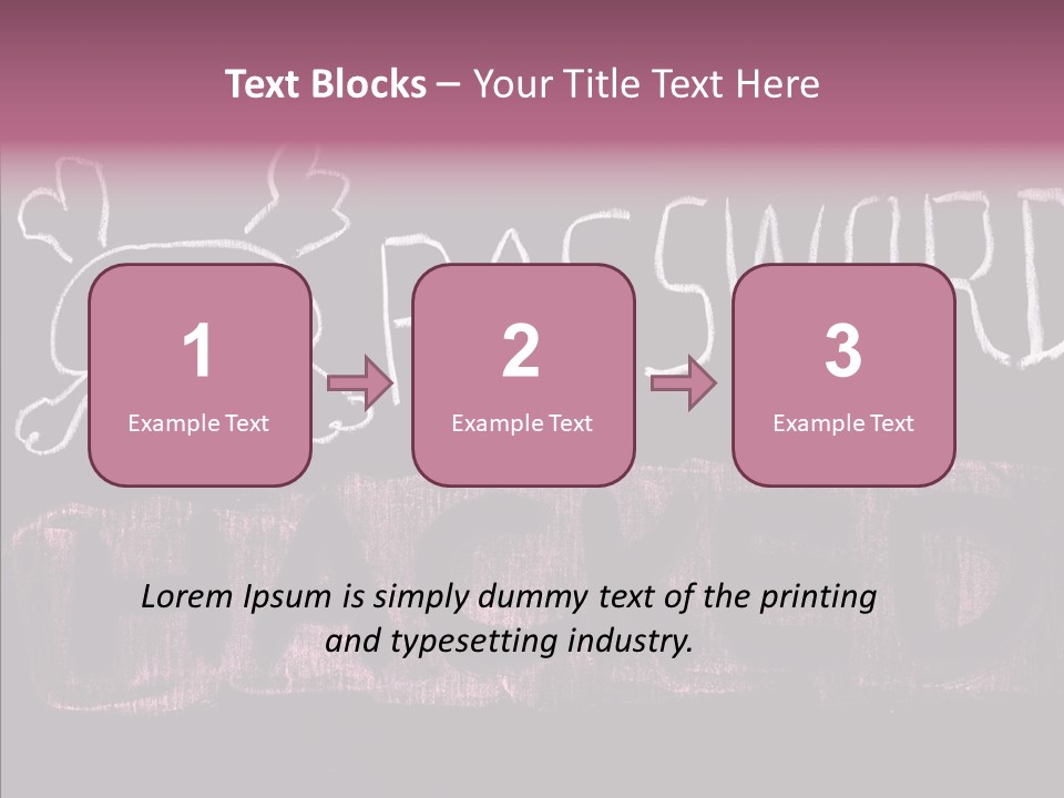 Encryption Chalkboard Hacker PowerPoint Template
