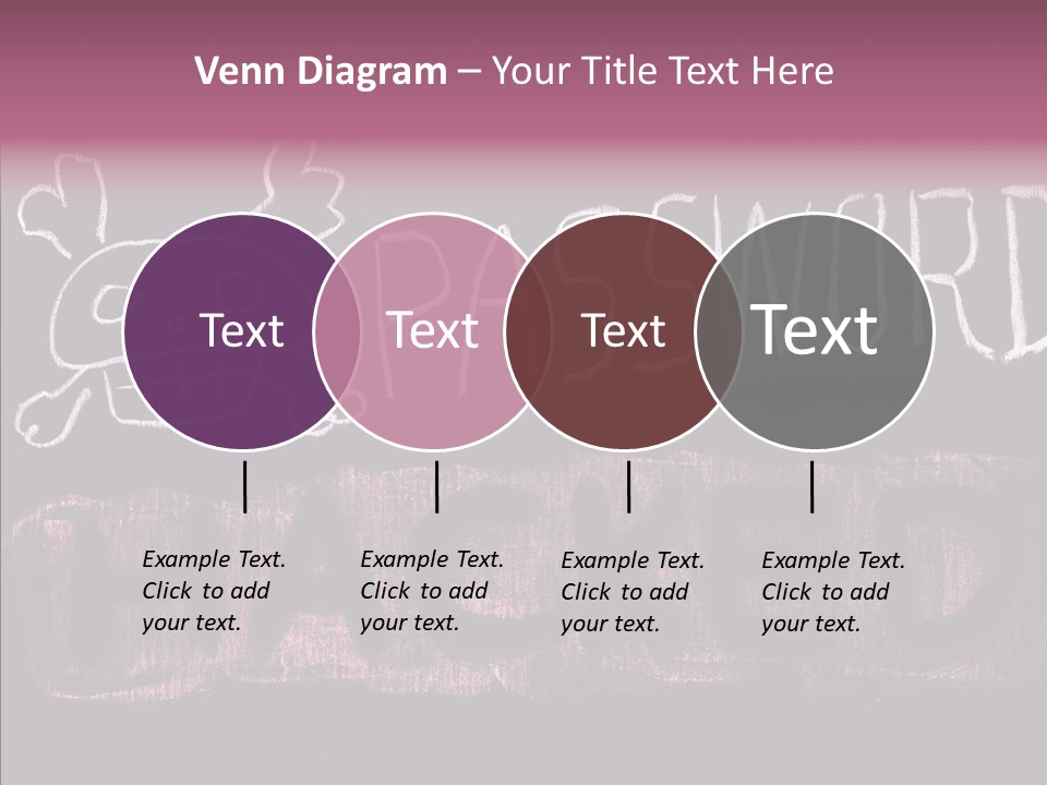 Encryption Chalkboard Hacker PowerPoint Template
