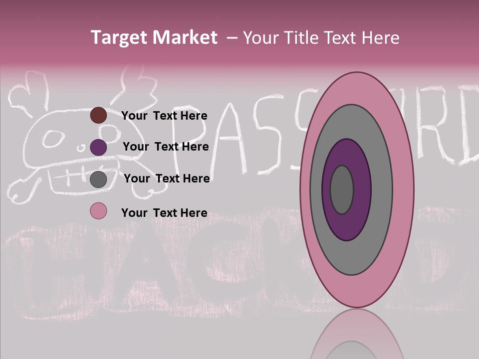 Encryption Chalkboard Hacker PowerPoint Template