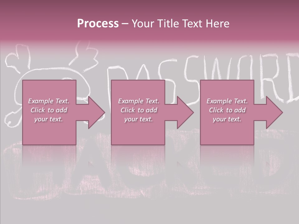 Encryption Chalkboard Hacker PowerPoint Template