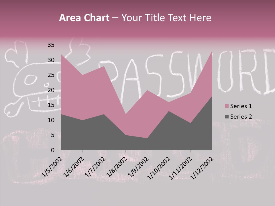 Encryption Chalkboard Hacker PowerPoint Template