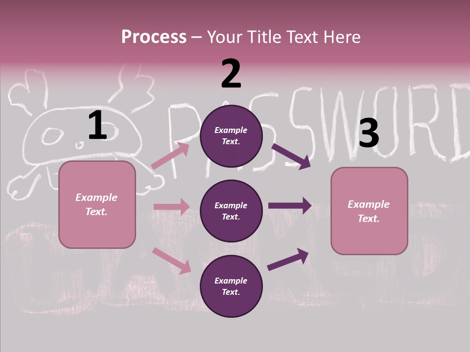 Encryption Chalkboard Hacker PowerPoint Template