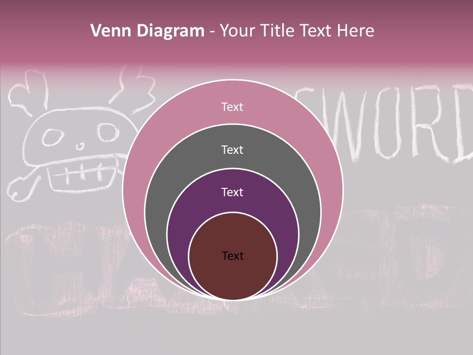 Encryption Chalkboard Hacker PowerPoint Template
