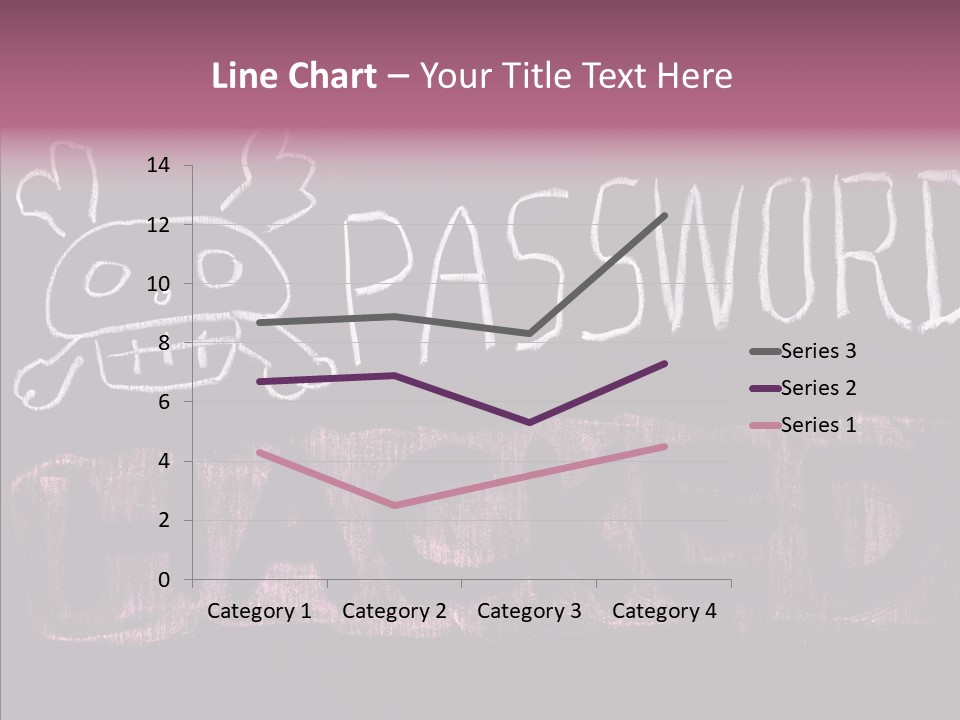 Encryption Chalkboard Hacker PowerPoint Template