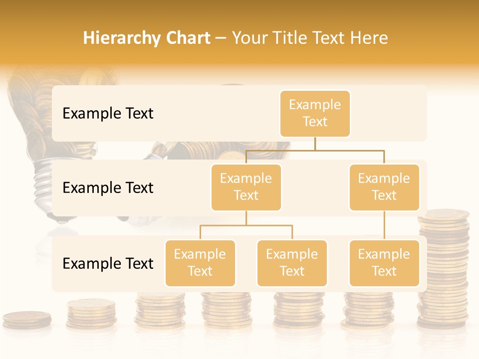 A Light Bulb With Money Coming Out Of It PowerPoint Template