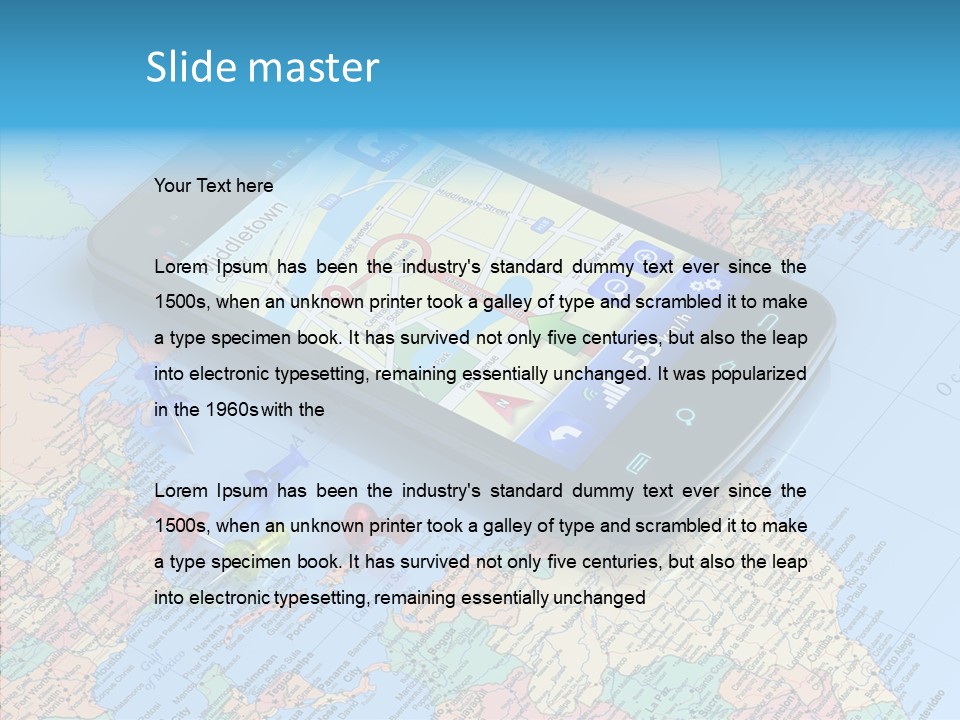 Technology Satellite International PowerPoint Template