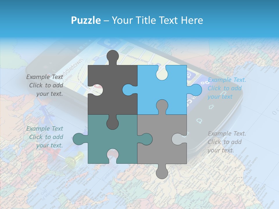 Technology Satellite International PowerPoint Template