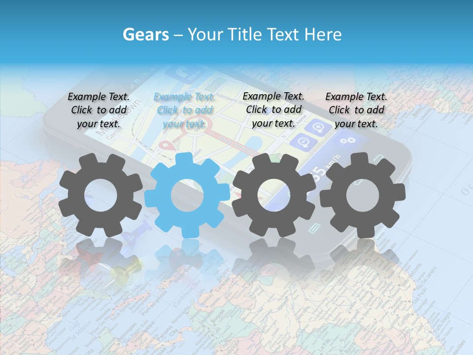 Technology Satellite International PowerPoint Template