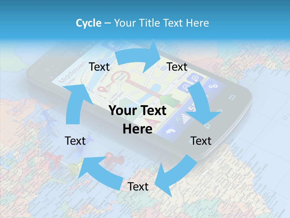 Technology Satellite International PowerPoint Template