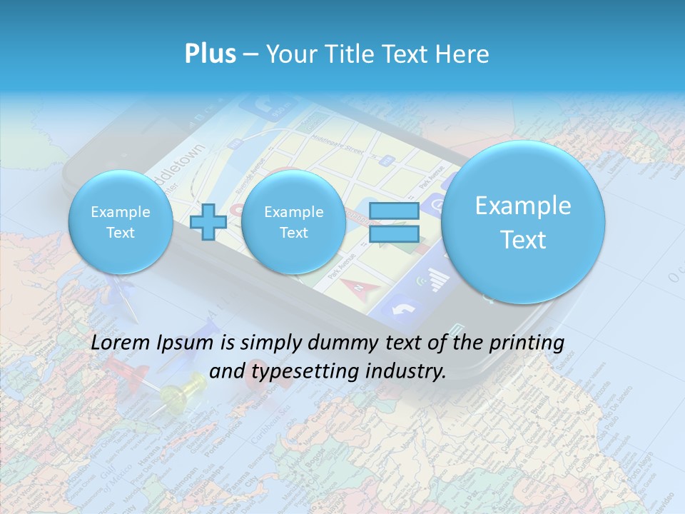 Technology Satellite International PowerPoint Template