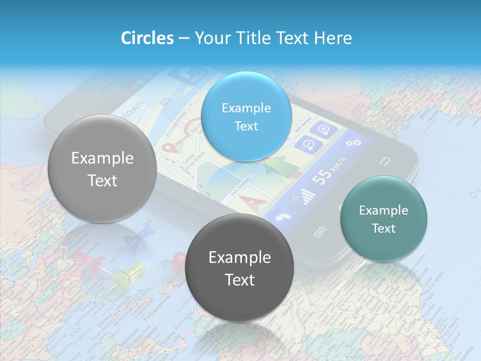 Technology Satellite International PowerPoint Template