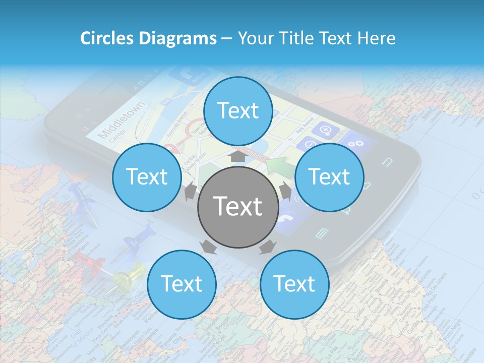 Technology Satellite International PowerPoint Template