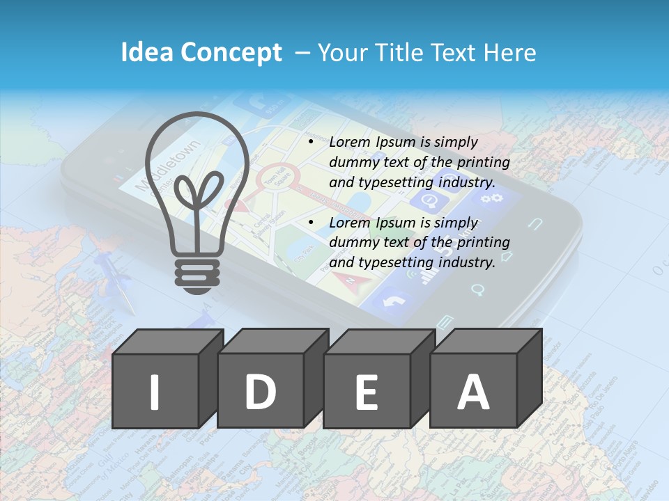 Technology Satellite International PowerPoint Template