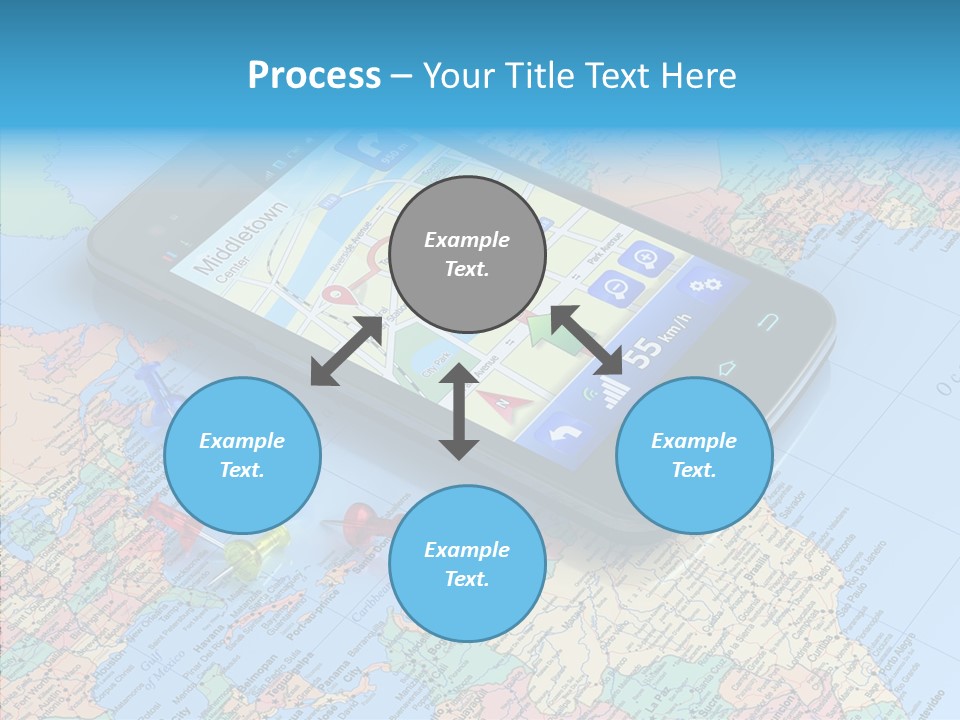 Technology Satellite International PowerPoint Template