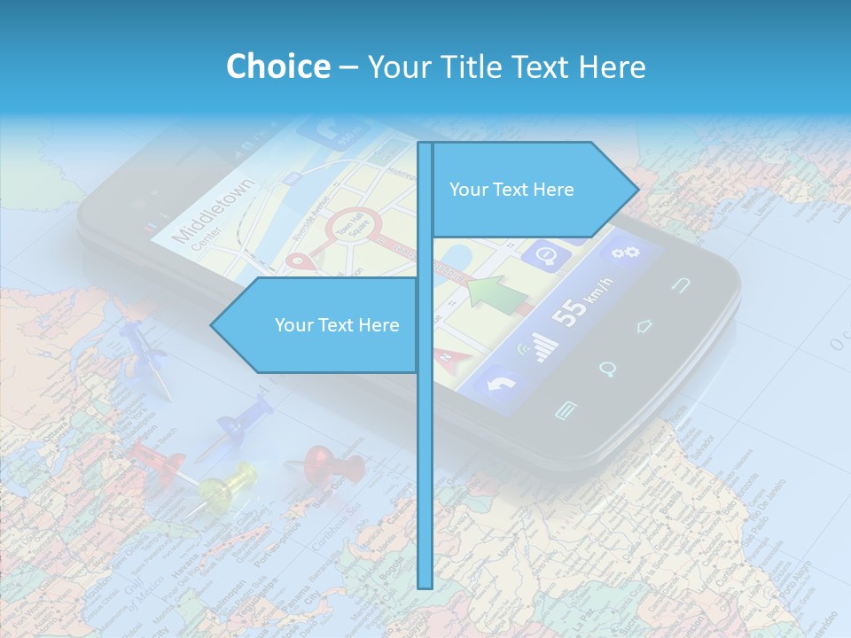 Technology Satellite International PowerPoint Template