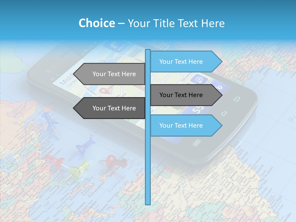 Technology Satellite International PowerPoint Template