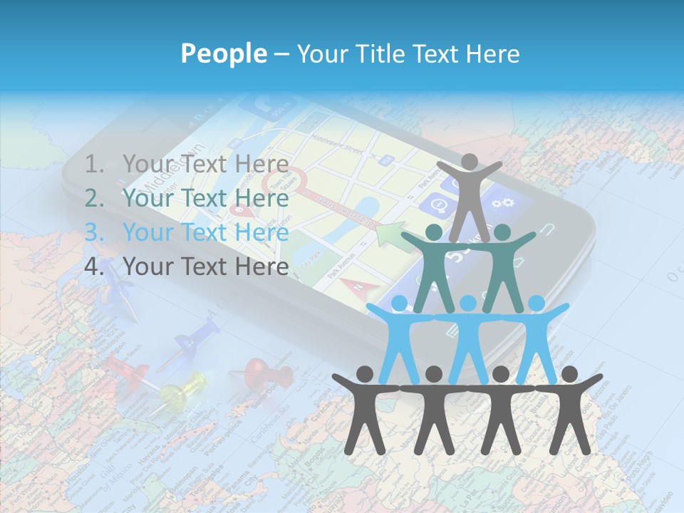 Technology Satellite International PowerPoint Template