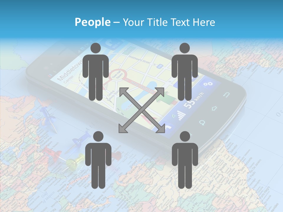 Technology Satellite International PowerPoint Template