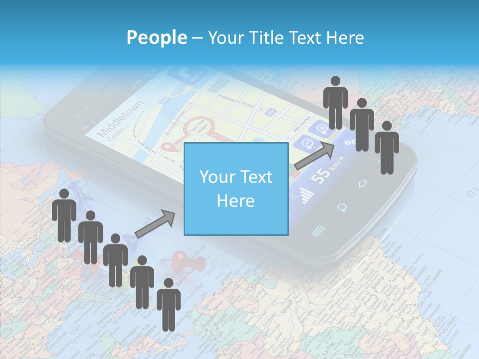 Technology Satellite International PowerPoint Template