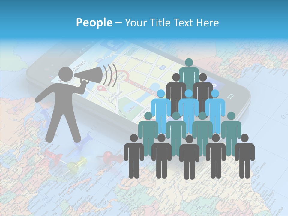 Technology Satellite International PowerPoint Template